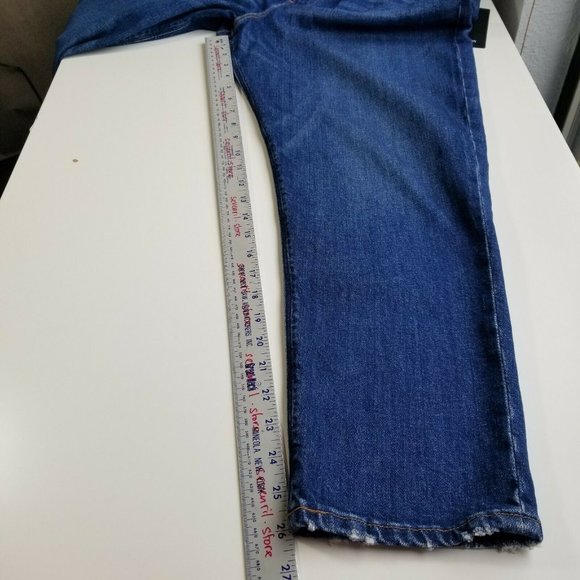 Hudson Bettie High Rise Taper Blue Slim Denim B6 - Picture 7 of 8